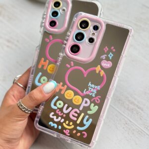 قاب هپی لاولی آینه ای آیفون و اندروید (کدC1972)