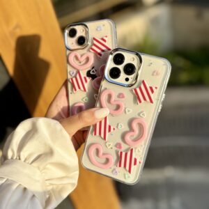 قاب آبنبات ستاره و قلب برجسته (کدC2083)