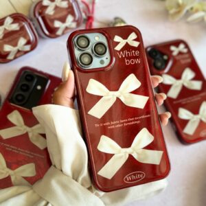 قاب چری white bow آیفون (کدC2095)