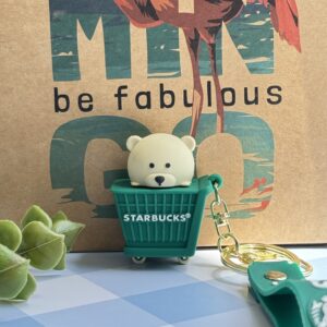 جاکلیدی سیلیکونی خرس استارباکس (کدa0164)