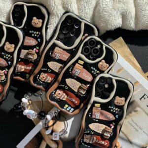 قاب خرس شکلاتی آیفون ، سامسونگ ، شیائومی (کدC1579)